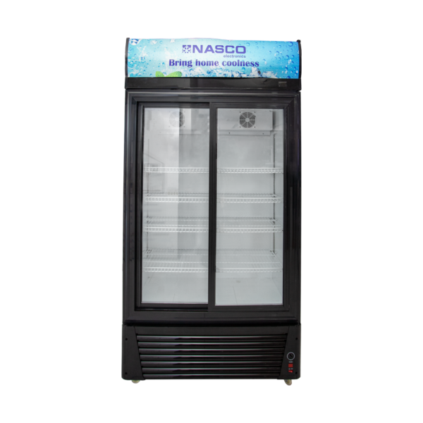 NASCO 728LTR DISPLAY FRIDGE NAS-FL850-2DR