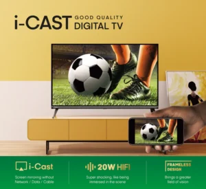 SYINIX 32'' FRAMELESS SMART TV S6X - Image 3