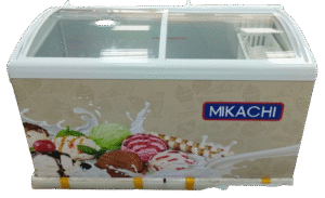 MIKACHI ICE CREAM DISPLAY CHEST FREEZER 456 LITERS