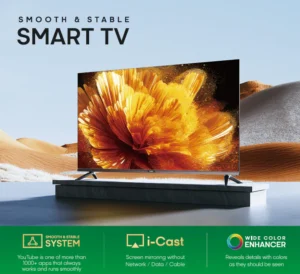 SYINIX 32'' FRAMELESS SMART TV S6X - Image 2