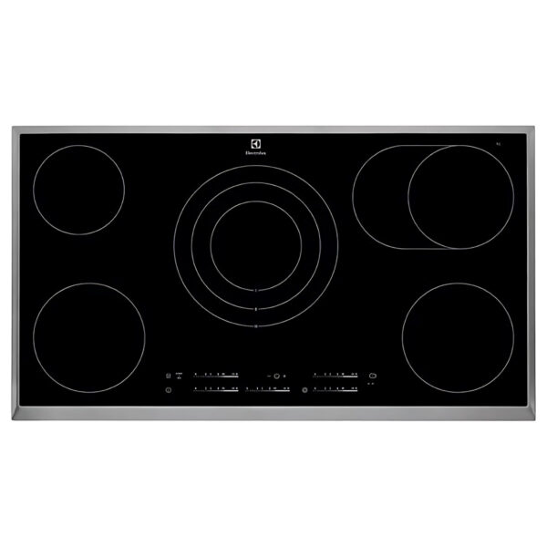 Electrolux 90cm built-in ceramic hob with 5 burner EHF9557XOK