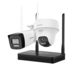 Hikvision 4MP H.265 One Bullet plus One Turret WiFi NVS Kit