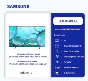 Samsung UHD Smart Television UA85U8000FUXGH