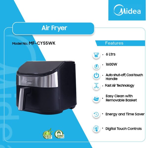 Midea Air Fryer MF-CY55WK